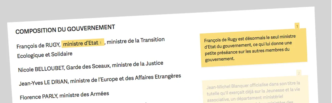 Ce que vous n’aviez pas (encore) remarqué sur le nouveau gouvernement Philippe