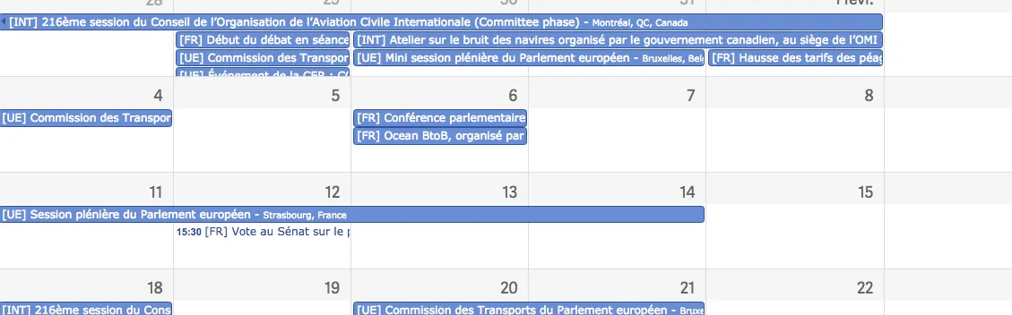 Transports : l’agenda politique du premier semestre 2019