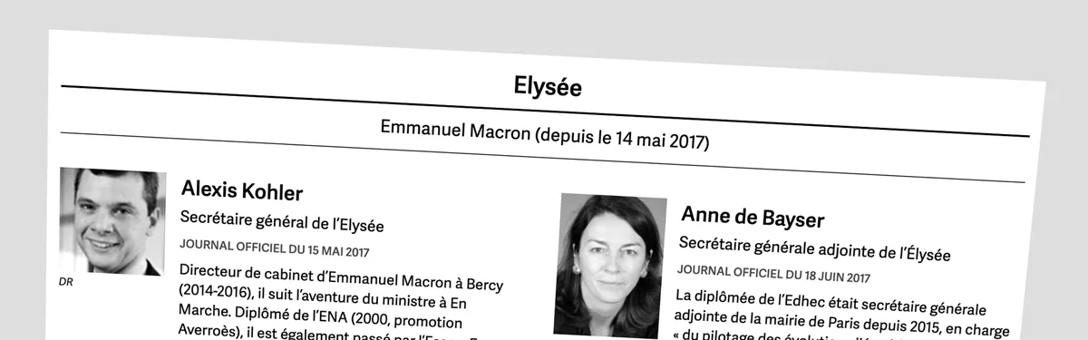Premier quinquennat Macron : le trombinoscope des cabinets ministériels