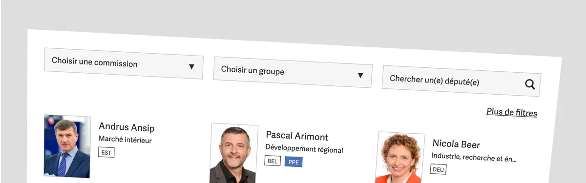 Les députés européens à suivre sur le numérique