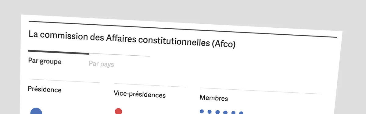[Dataviz] Le partage du gâteau des commissions parlementaires entre familles politiques