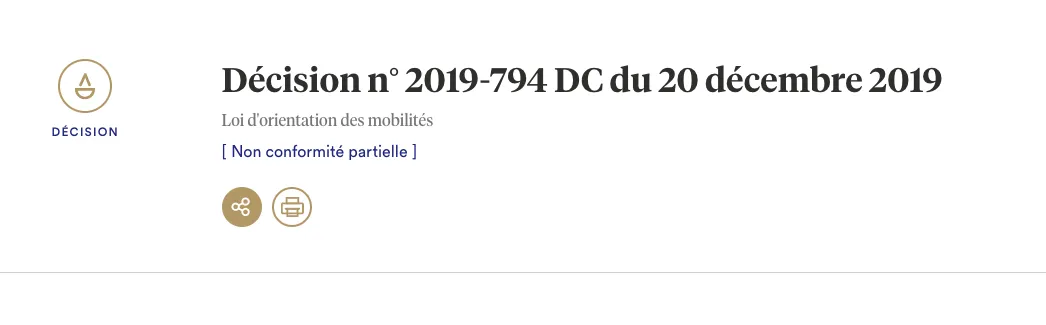 Loi mobilités : les dix articles qui ont fait tiquer le Conseil constitutionnel