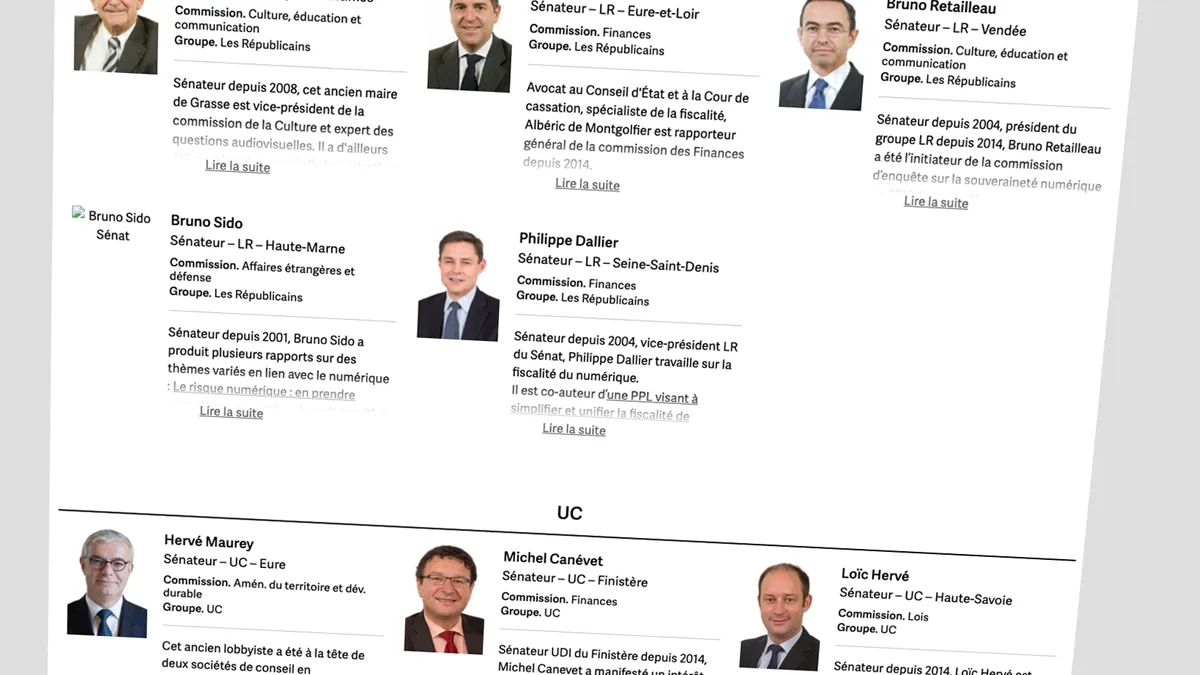 [Trombi] Sénat : les personnalités spécialistes du numérique à suivre 