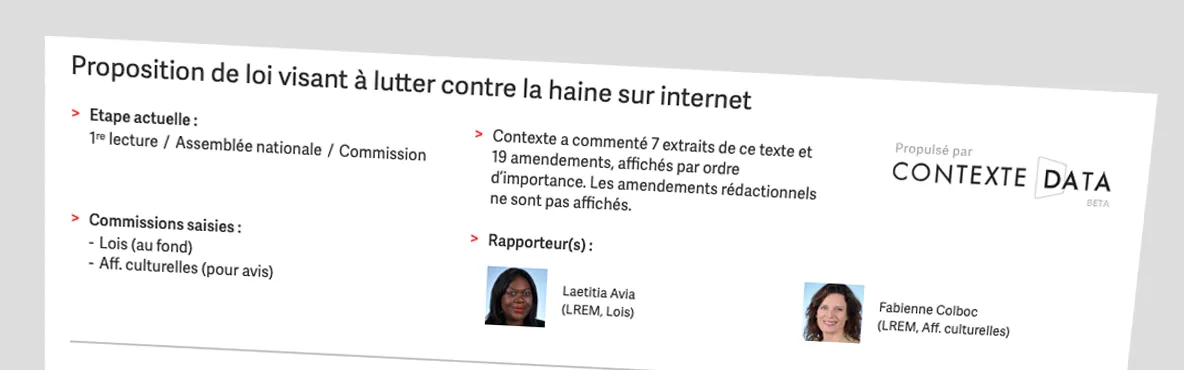 La commission des Lois élargit le champ de la proposition de loi contre la cyberhaine