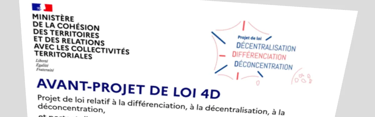 Document – L'avant-projet de loi 4D et les mesures retenues dans son chapitre « transports »