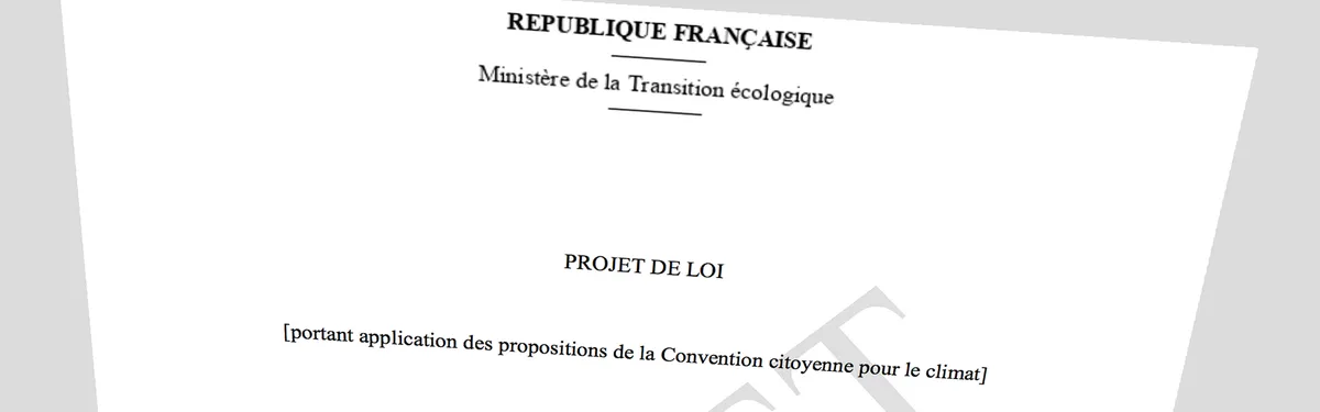 Document - Comment le délit d'écocide va être traduit dans le projet de loi Convention citoyenne