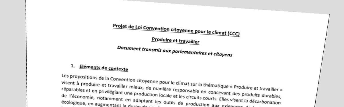 Projet de loi Convention citoyenne : l’exécutif promet de régionaliser des objectifs de politique énergétique