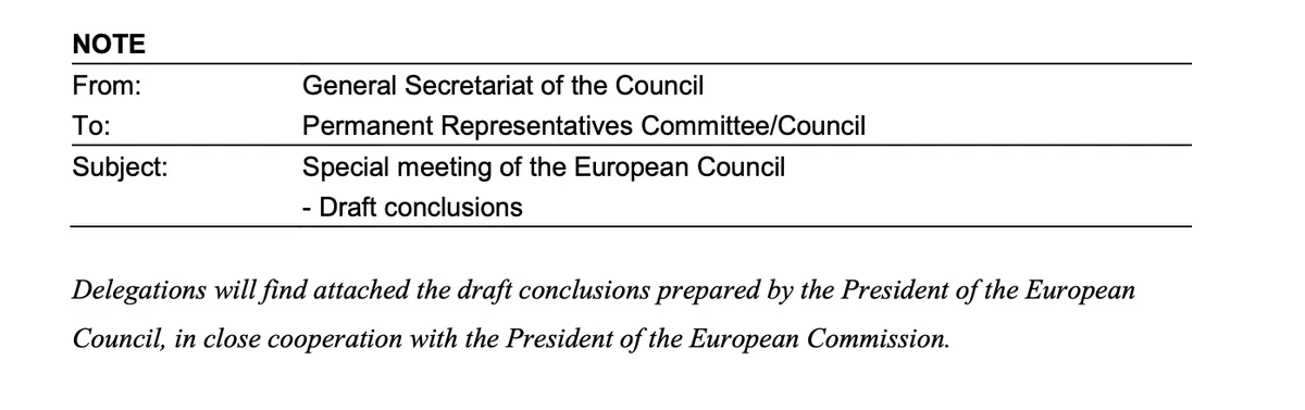 Document - Budget européen 2021-2027 : la nouvelle proposition du président du Conseil