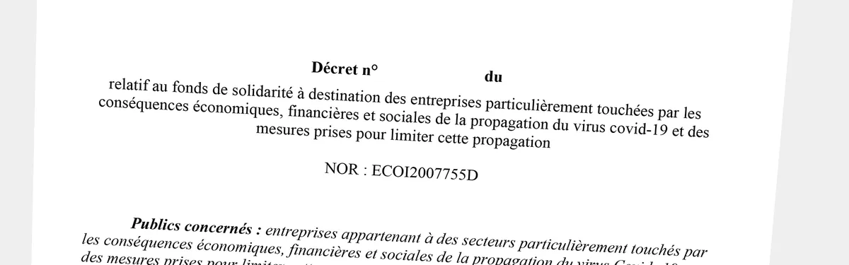 Document – Les 25 premières ordonnances du projet de loi urgence coronavirus