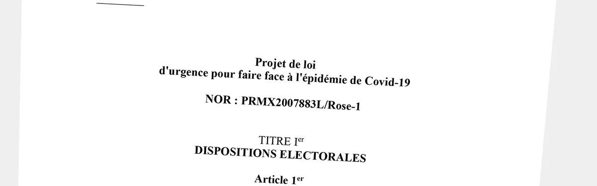 Documents - Les projets de loi ordinaire et organique « d’urgence pour faire face à l’épidémie de Covid-19 »