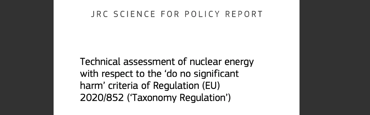 Document Contexte – À Bruxelles, les experts favorables à l'inclusion du nucléaire dans la taxonomie « verte »