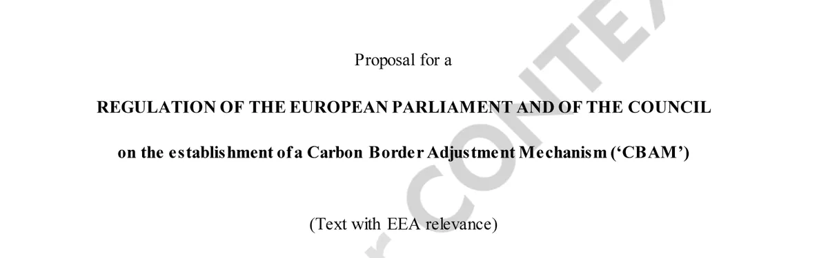 Document Contexte - Ce que prépare la Commission européenne sur l’ajustement carbone aux frontières
