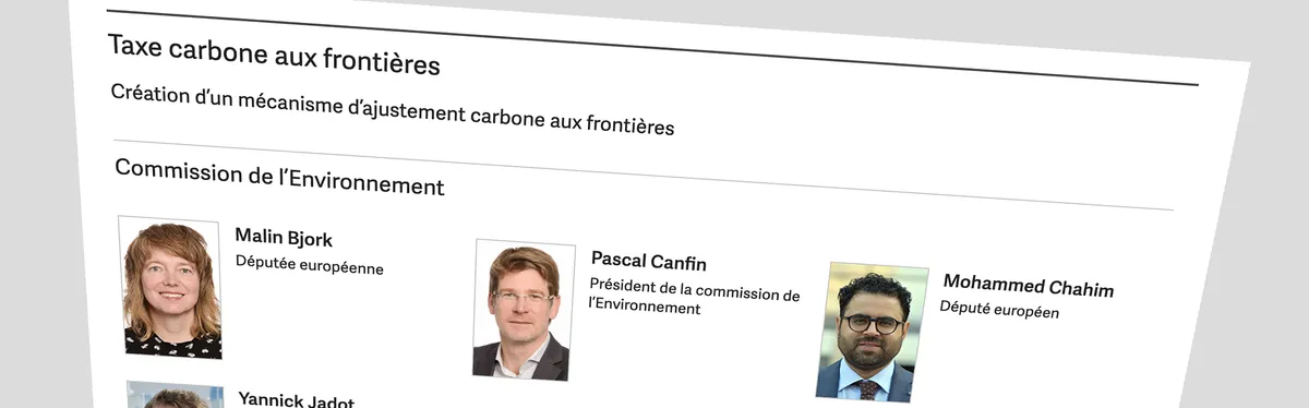 Trombi - Paquet climat : les eurodéputés à suivre
