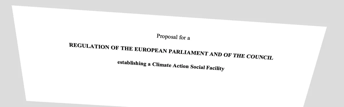 Info Contexte - Comment Bruxelles veut alléger la facture du changement climatique pour les ménages
