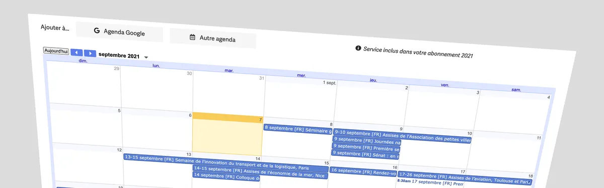 [Agenda] Transports : les institutions européennes à plein régime fin 2021