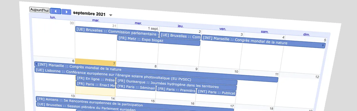 Énergie-climat : l’agenda très contrasté du second semestre 2021