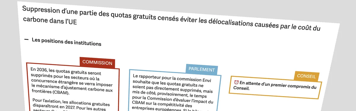 Paquet climat : le kit de survie des négociations européennes