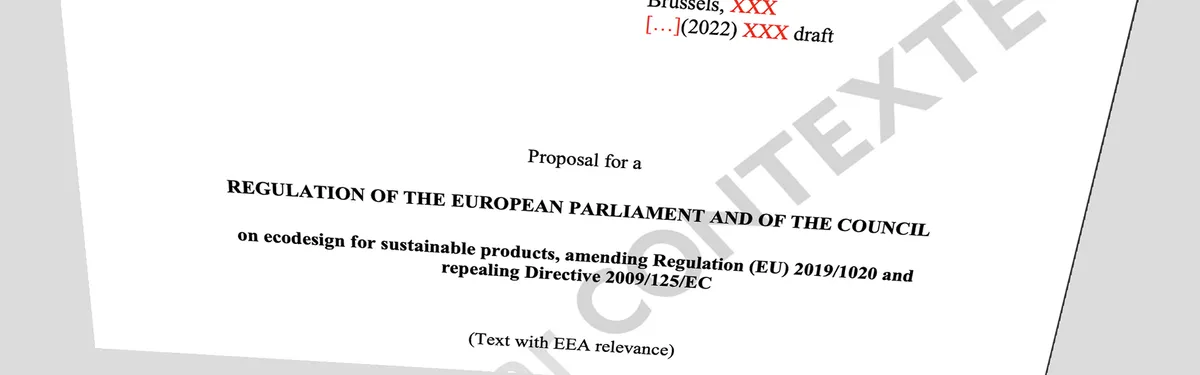 Info Contexte - Comment la Commission européenne veut rendre durables les produits de la vie courante