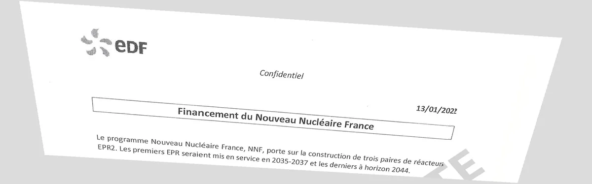 Info Contexte - EDF face au casse-tête du financement du nouveau nucléaire
