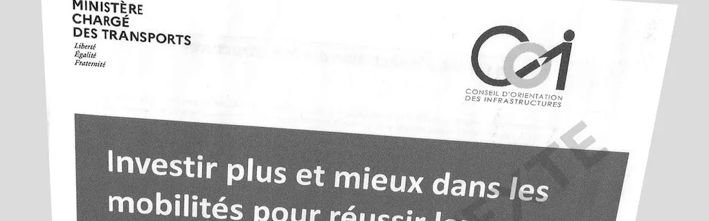 Info Contexte - La dernière version du rapport du Conseil d’orientation des infrastructures