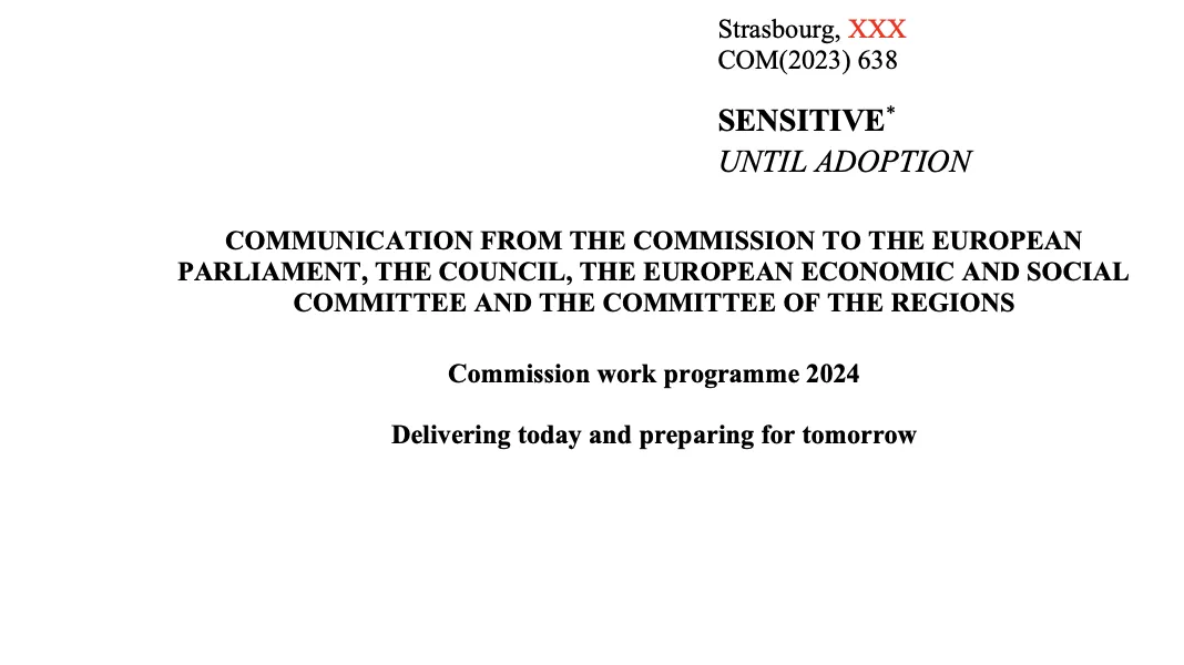 Avec son ultime programme de travail, la Commission veut « réduire la charge administrative » de l’industrie européenne