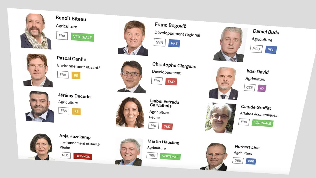 [Trombi] Élections européennes : ces eurodéputés qui porteront les questions agricoles et alimentaires au nouveau Parlement européen