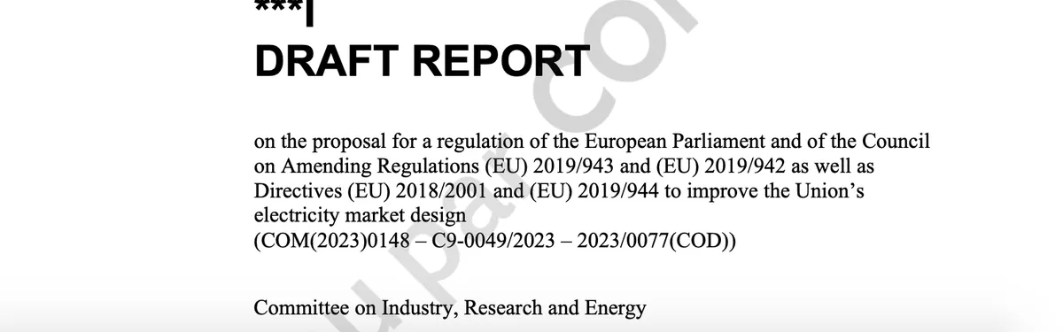 Document - Prix garantis, rente plafonnée, stockage obligatoire… la refonte du marché de l’électricité vue par le rapporteur parlementaire