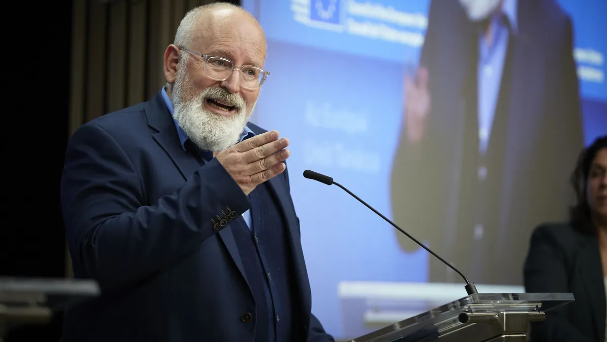 Frans Timmermans : sur le Pacte vert, « on fonce jusqu’à la fin »