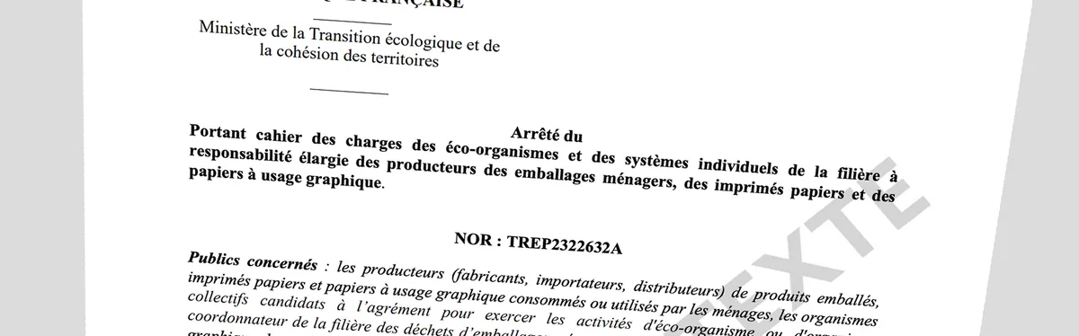 Info Contexte - Déchets : la facture des producteurs d’emballages en passe d’être doublée