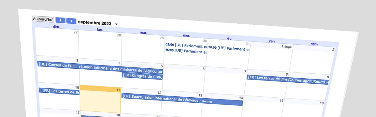 [Agenda] Suites du Green Deal, LOA, planification écologique… Ce que vous réserve le second semestre 2023 en France et dans l’Union européenne