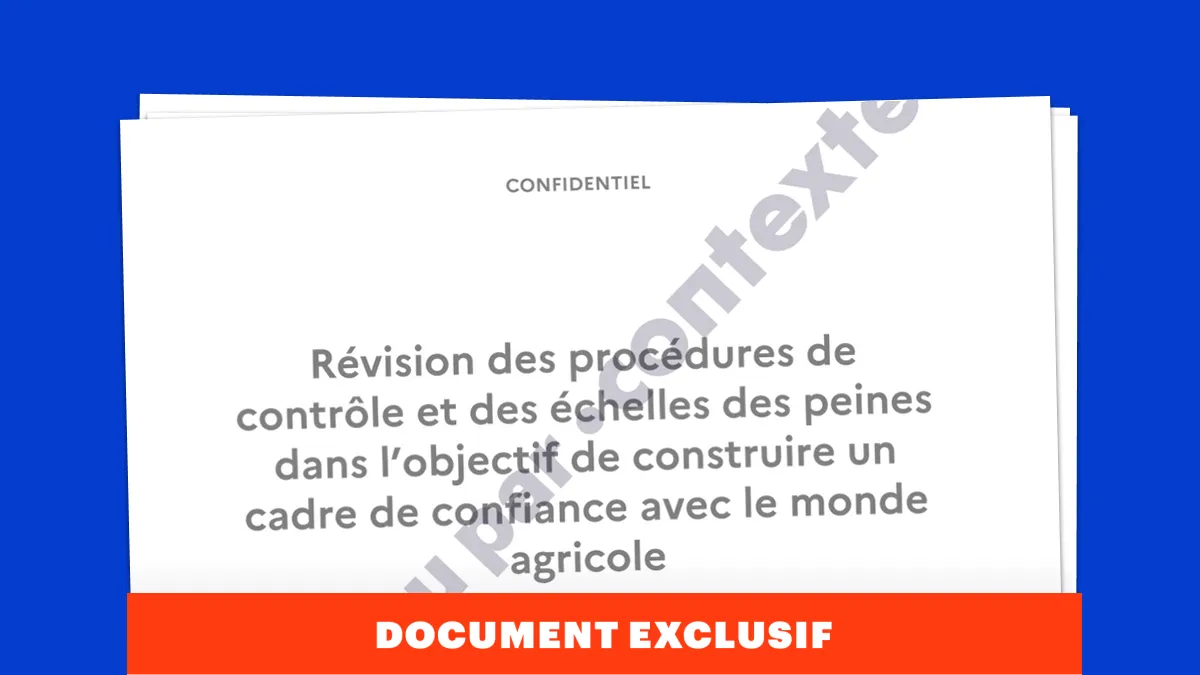 Info Contexte - Agriculture : le rapport qui contredit la thèse du trop grand nombre de contrôles des exploitations