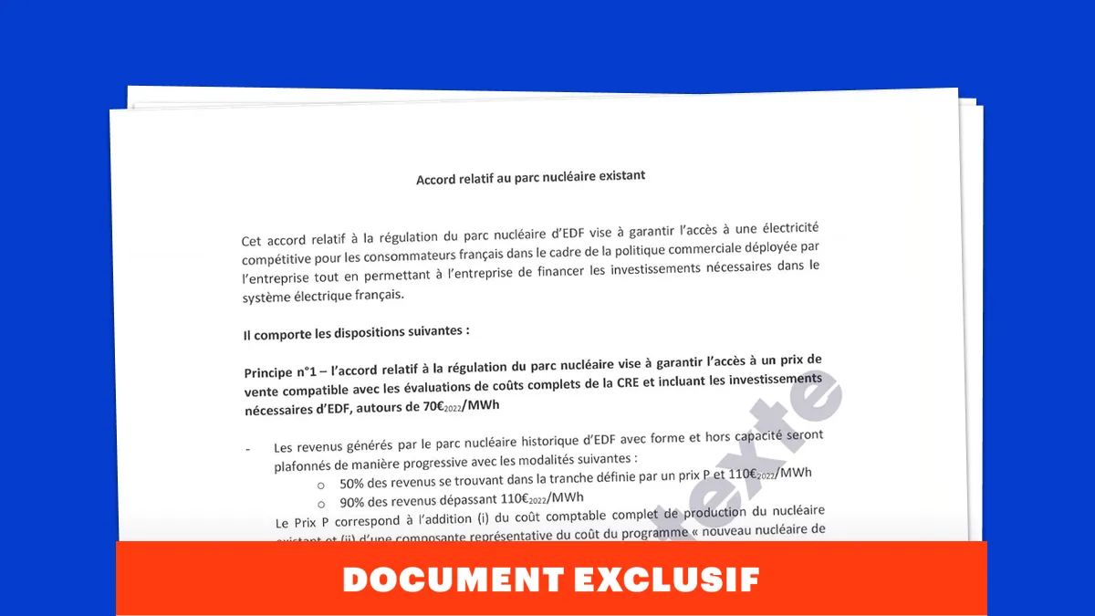 Nucléaire : un an après sa conclusion, l’accord État-EDF ne fonctionne toujours pas