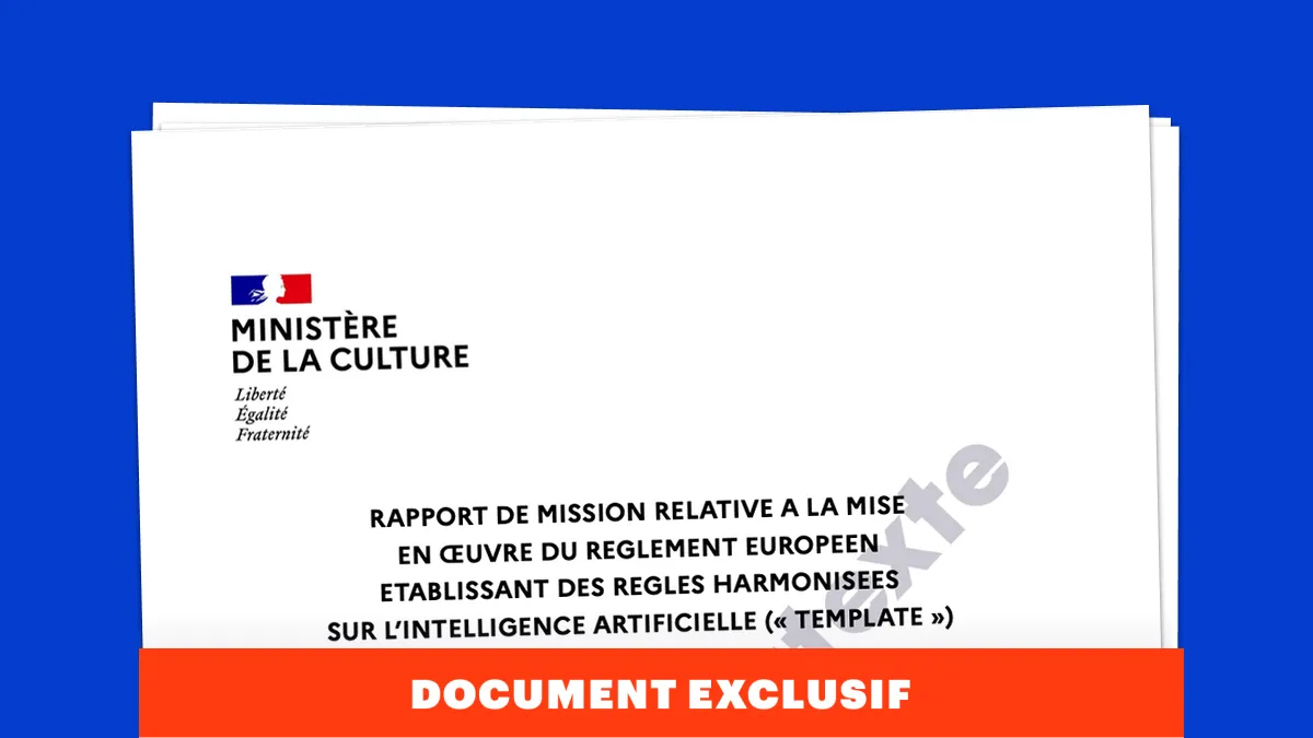 Les envies des ayants droit français sur le « template » de l’IA générative