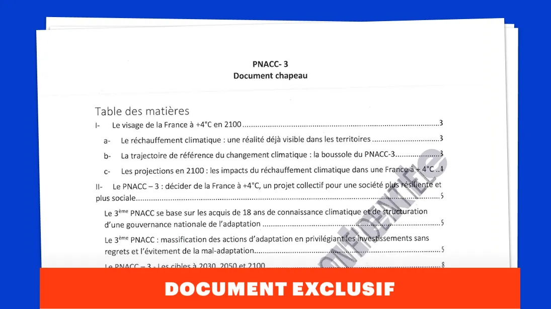 Info Contexte - Climat : ce projet de plan d’adaptation que la dissolution de l’Assemblée met en péril