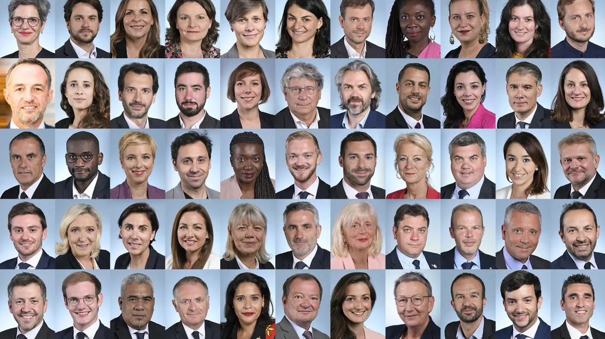 Les 577 députés de l’Assemblée nationale