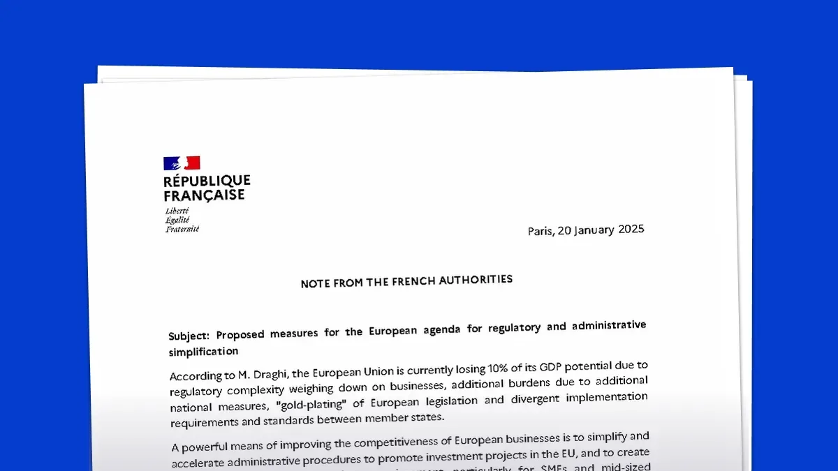 Simplification : en France, les offensives croisées sur la révision de la législation européenne